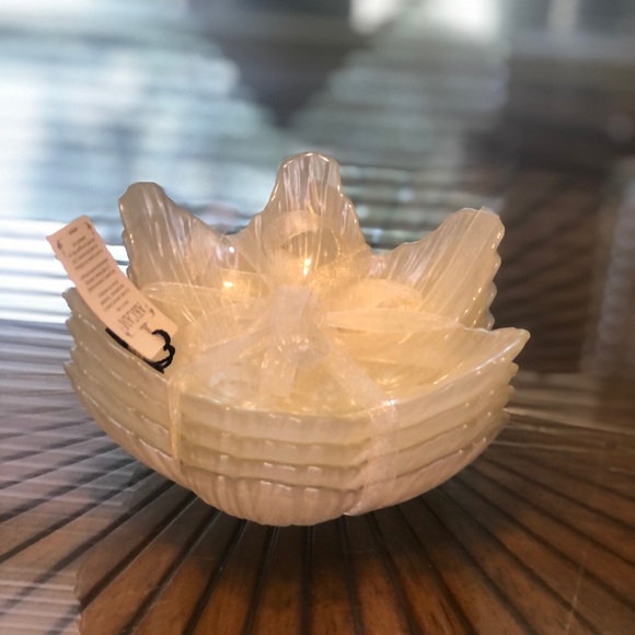 Akcam Dining Akcam Made In Turkey 4 Glass Shell Dishes Nwt Poshmark